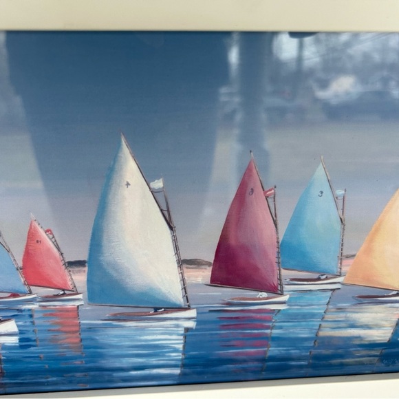 Colorful Sailboat Art Print
“Flying Color” by Sally Caldwell Fischer - Picture 3 of 7